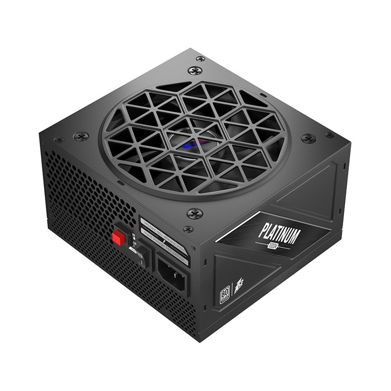 AK8001ST0010_74149 1ST PLAYER NGDP 1000W 80+ PLATINUM ATX3.1/PCLE 5.1 JAPON KAPASİTÖR FULL MODÜLER APFC 10 YIL GARANTİL - Görsel 1