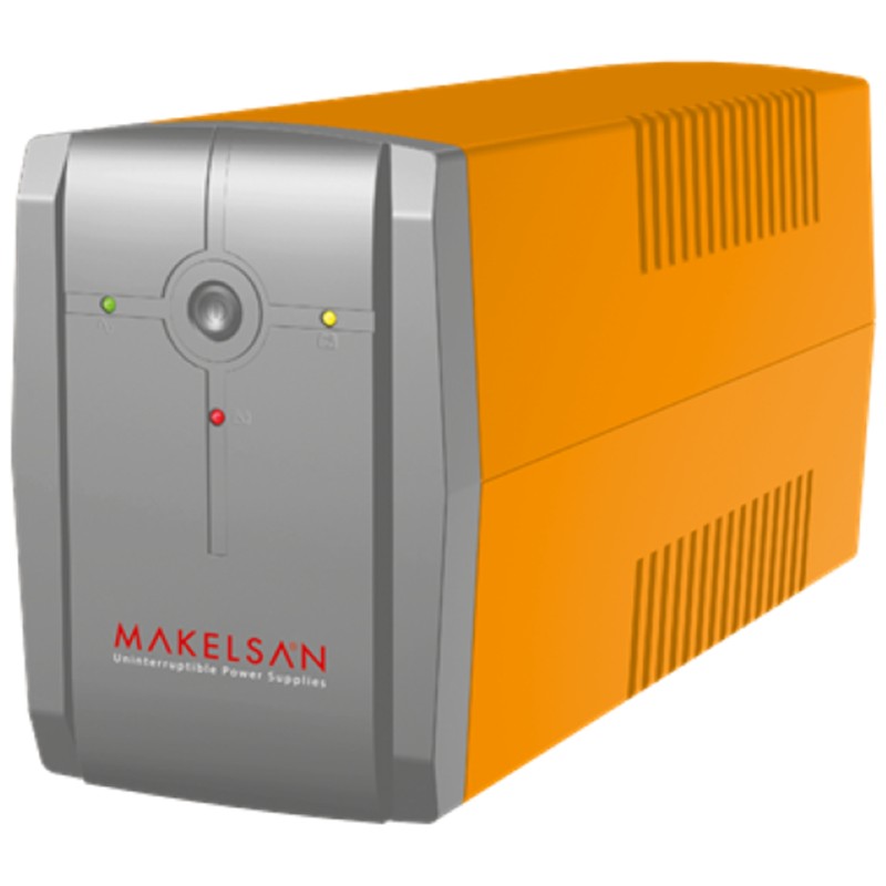 CG110MKS0014_73573 MAKELSAN LION 650VA 1F/1F (1X7AH) 5/10DK LINE INTERAKTIF UPS - Görsel 1