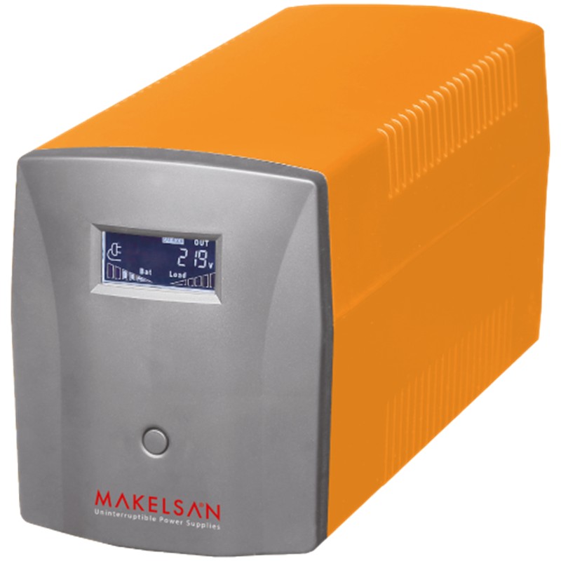 CG110MKS0015_73580 MAKELSAN LION 1200VA 1F/1F (2X7AH) 5/10DK LINE INTERAKTIF UPS - Görsel 1