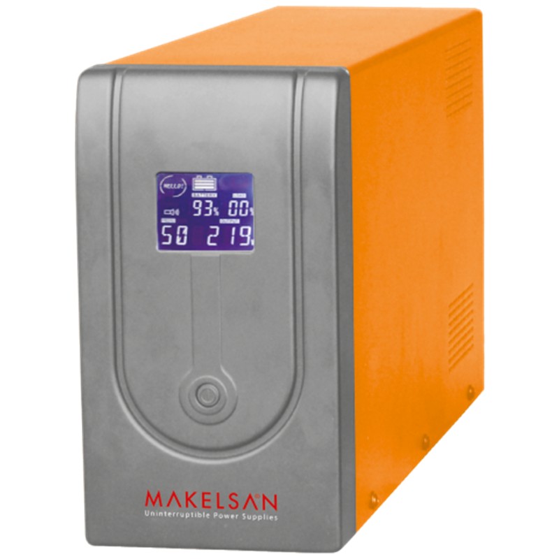 CG110MKS0017_73575 MAKELSAN LION 2200VA 1F/1F (2X9AH) 5/10DK LINE INTERAKTIF UPS - Görsel 1