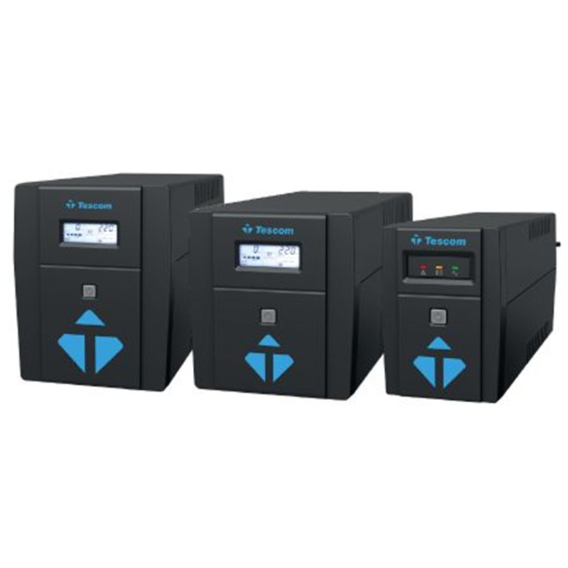 CG110TSM0016_73117 TESCOM LEOAP 2000VA 1F/1F (2X9AH) 4/8DK LCD LINE INTERAKTIF UPS - Görsel 1