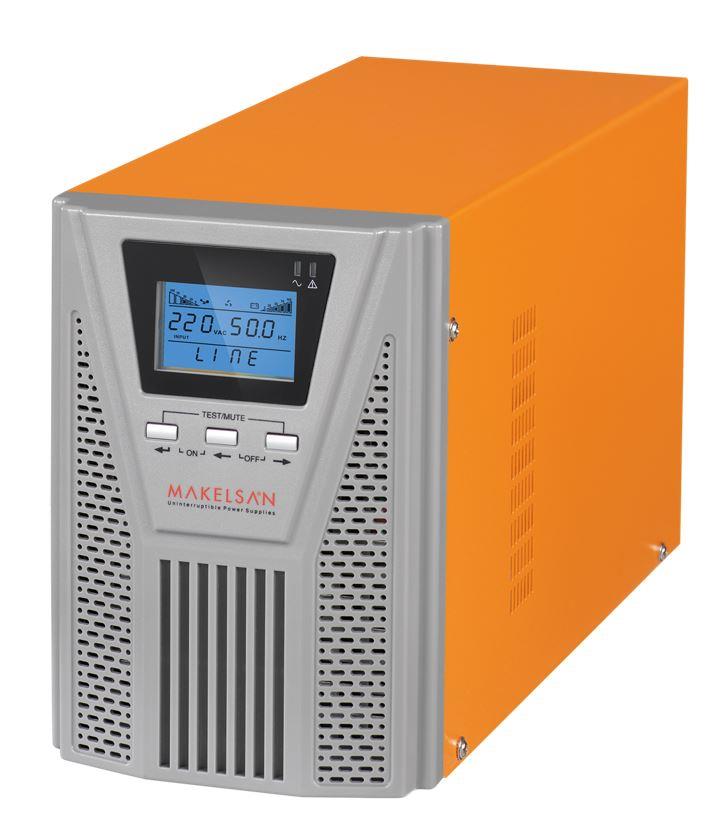 CG120MKS0002_46188 MAKELSAN POWERPACK SE 1KVA 1F/1F (2X9AH) 5/15DK ONLINE UPS - Görsel 1