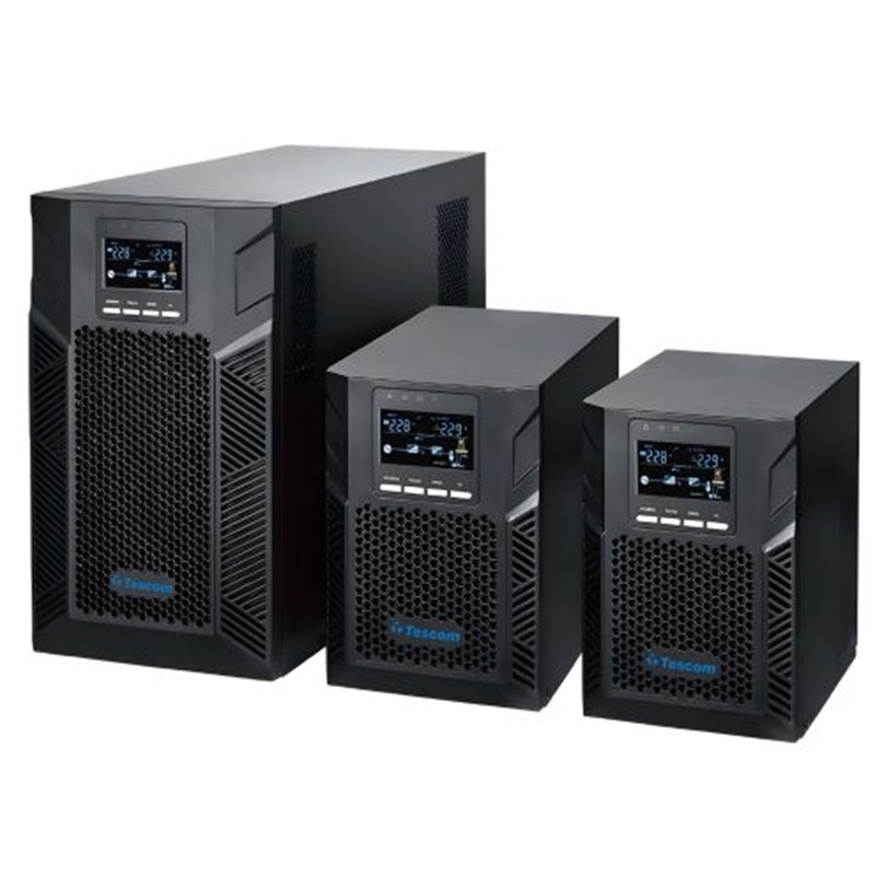CG120TSM0041_72326 TESCOM NEOLINE 2KVA 1F/1F (4X7AH) 5/10DK LCD ONLINE UPS - Görsel 1