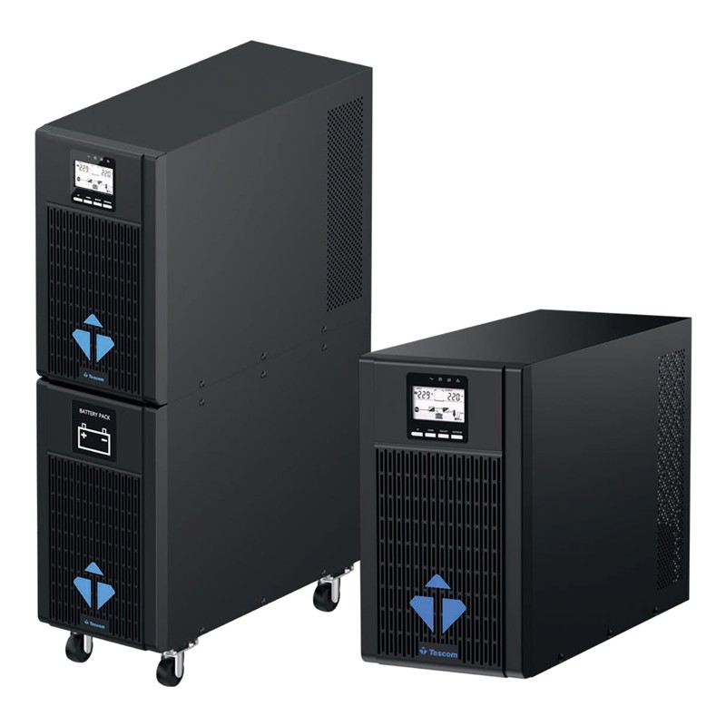 CG120TSM0048_73338 TESCOM NEOLINE 10KVA 1F/1F (16X9AH) 5/10DK LCD ONLINE UPS - Görsel 1