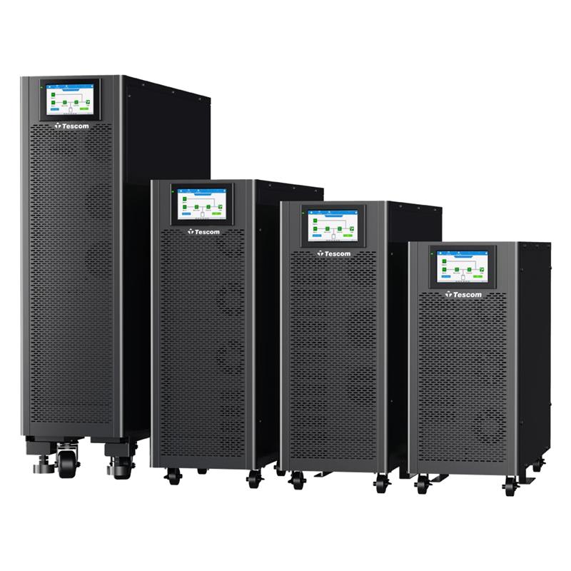 CG120TSM0057_74317 TESCOM TEOS 330 30KVA 3F/3F (60X7AH) RS-232 6/15 DK LCD ONLINE UPS (TRIFAZE) - Görsel 1