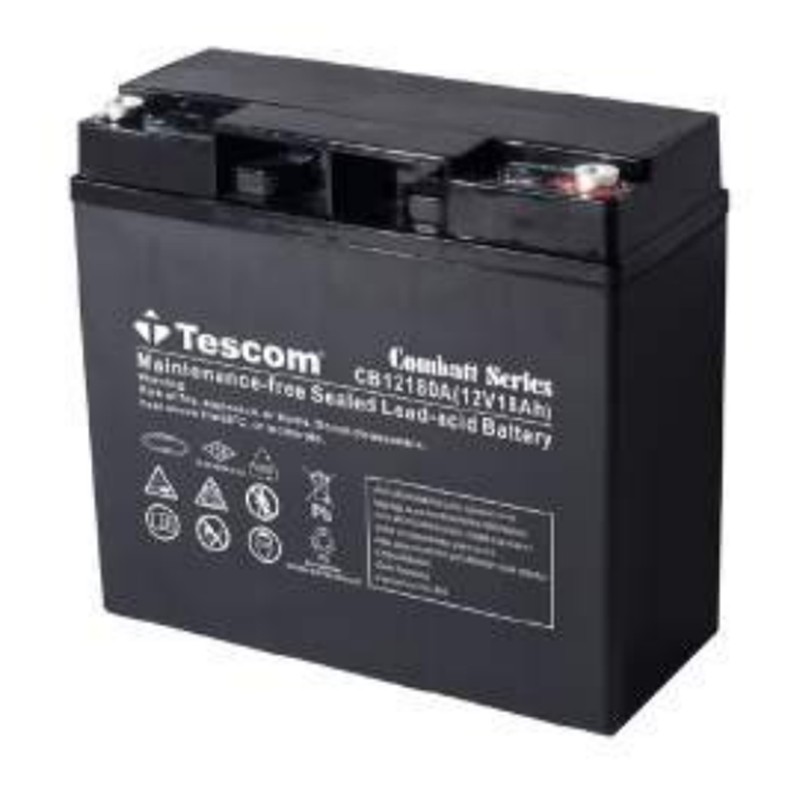 CG130TSM0003_73507 TESCOM COMBATT CBL12-18 12V 18AH TAM BAKIMSIZ KURU AKÜ - Görsel 1