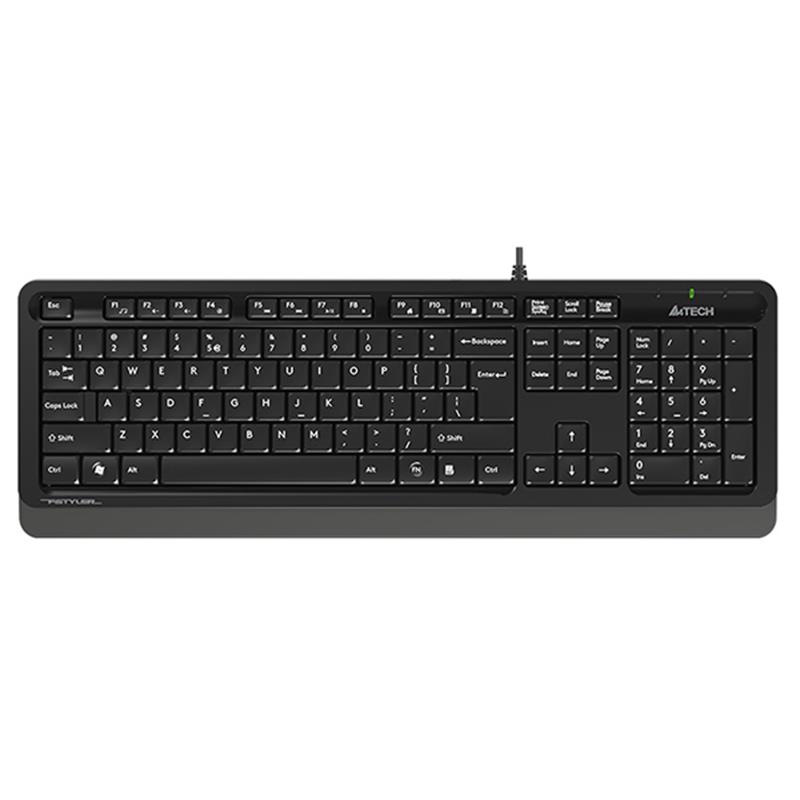CK110A4T0030_54069 A4 TECH FK10 Q TR MM GRİ/SİYAH USB KABLOLU KLAVYE - Görsel 1