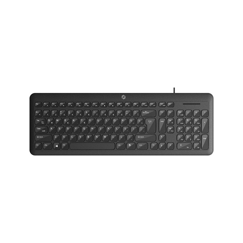 CK110FRI0034_74569 FRISBY FK-4905 Q TR MM SİYAH KABLOLU MULTIMEDYA KLAVYE - Görsel 1