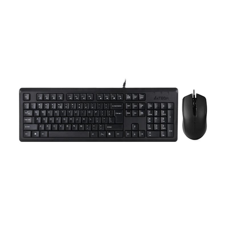 CK160A4T0010_54272 A4 TECH KR-9276 Q USB MM KABLOLU KLAVYE MOUSE SET - Görsel 1