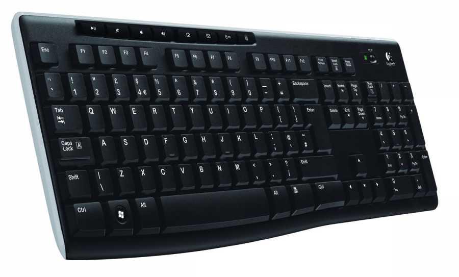CK170LGT0002_21786 LOGITECH K270 Q TR MM KLAVYE KABLOSUZ SİYAH 920-003761 - Görsel 1