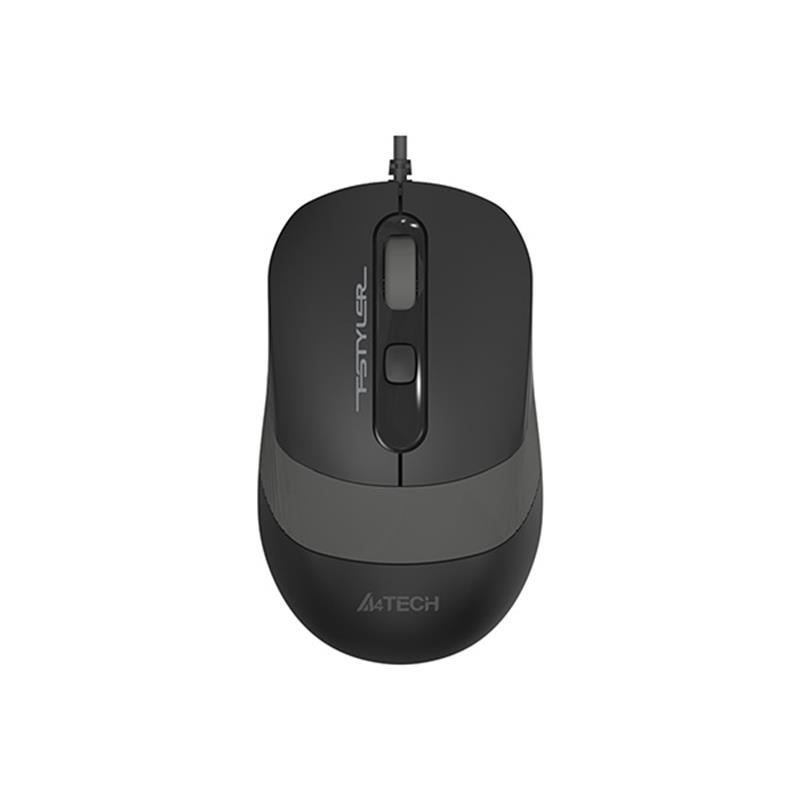 CM110A4T0037_54204 A4 TECH FM10 GRİ USB OPTİK 1600DPI KABLOLU MOUSE - Görsel 1