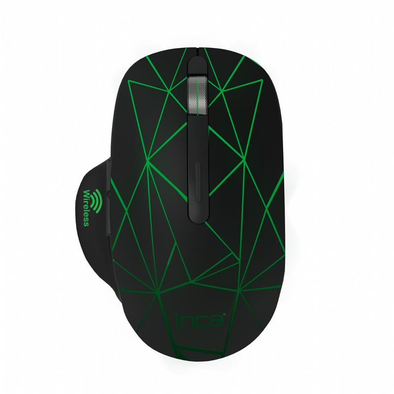 CM130INC0024_67061 INCA IWM-051T ŞARJ EDİLEBİLİR USB/TYPE-C KABLOSUZ 1600 DPI MOUSE - Görsel 1