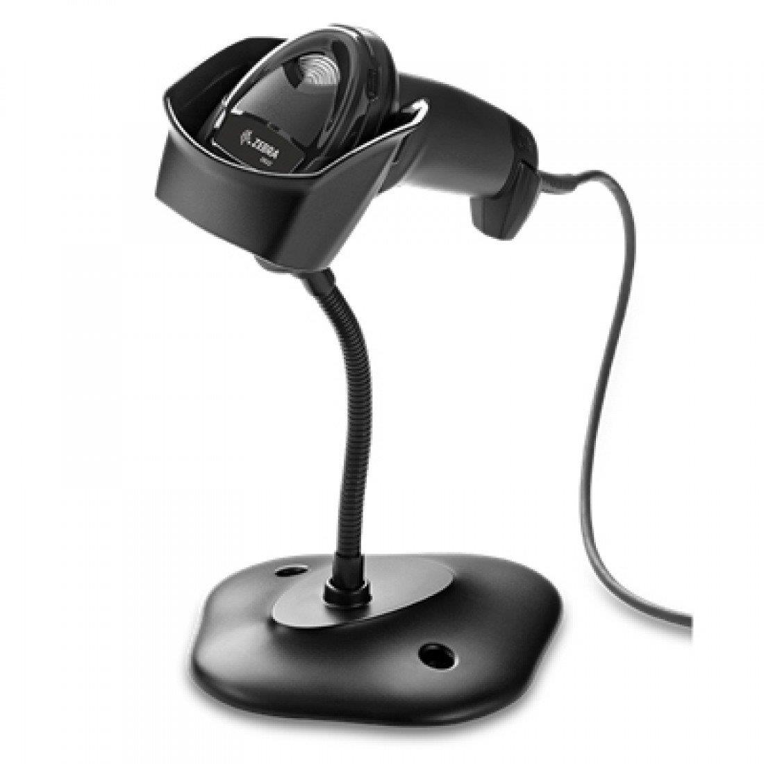 CO220ZBR0001_40721 ZEBRA DS2208 (DS2208-SR7U2100SGW) 2D KAREKOD KABLOLU USB BARKOD OKUYUCU + STAND - Görsel 1