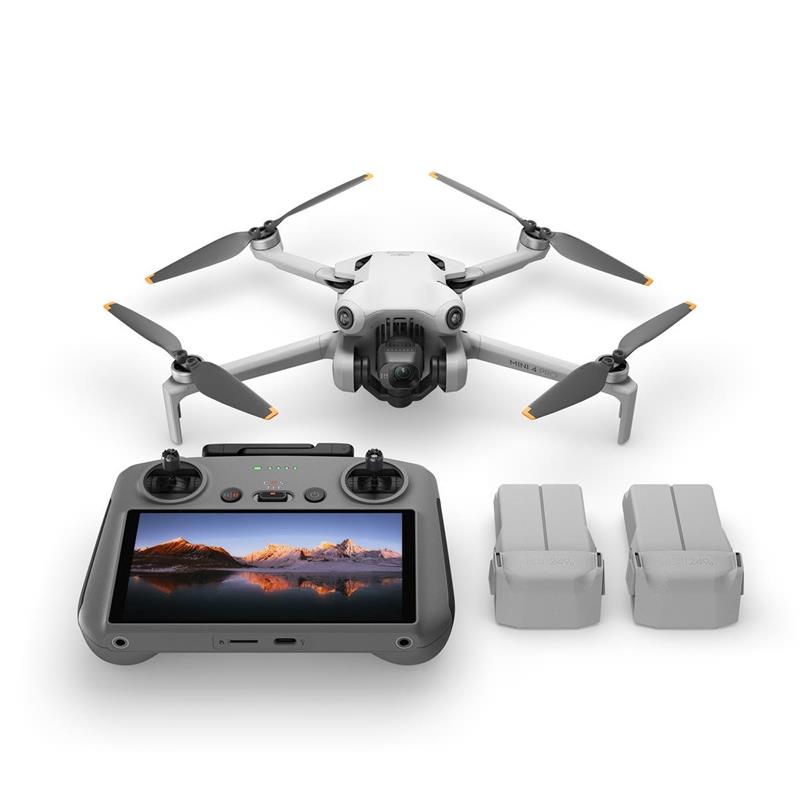 DR110DJI0036_62541 DJI MINI 4 PRO FLY MORE COMBO PLUS DRONE -DJI RC 2 EKRANLI KUMANDALI (RESMİ DİSTRİBÜTÖR GARANTİLİ) - Görsel 1