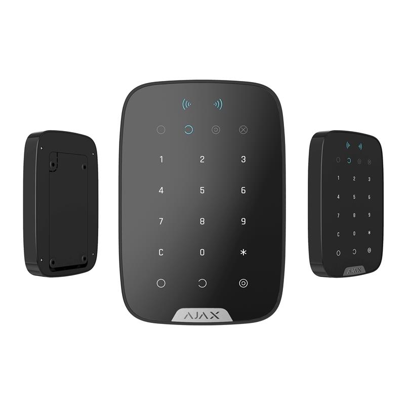 GA503AJX0001_51500 AJAX KEYPAD PLUS 868MHZ KABLOSUZ TUŞ TAKIMI VE KART OKUYUCU SİYAH RENK - Görsel 1