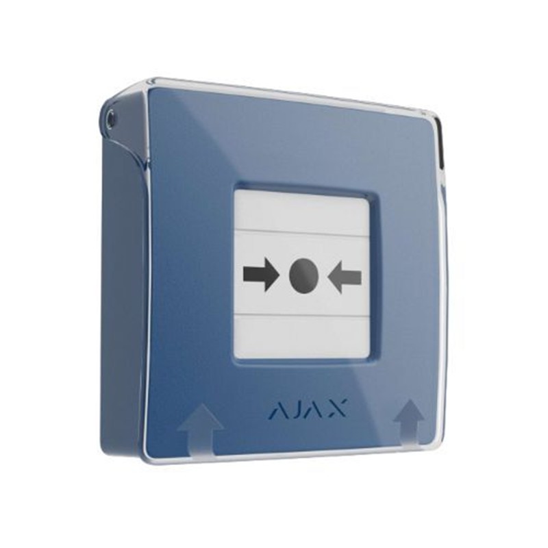GA503AJX0002_75452 AJAX MANUALCALLPOINT MAVİ RENK JEWELLER KABLOSUZ YANGIN ALARM BUTONU - Görsel 1
