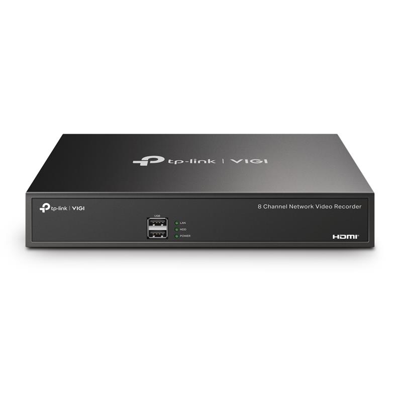 GU140TPL0001_65449 TP-LINK VIGI NVR1008H 8 KANAL 1 SATA H265+ ONVIF NVR KAYIT CİHAZI - Görsel 1