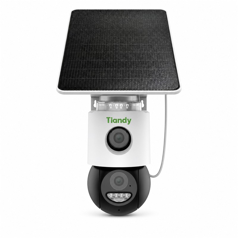 GU239TID0001_78944 TIANDY TC-H363U SPEC:9DA-4 3+3MP 4MM LENS 30 METRE DUAL LIGHT İNSAN VE ARAÇ ALGILAMA KİŞİ TAKİP PAN&TILT 4G SOLAR KAMERA - Görsel 1