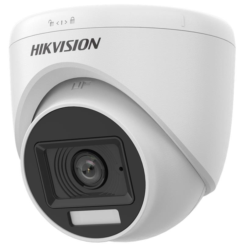 GU242HKN0113_72333 HIKVISION DS-2CE76D0T-LPFS 2MP 2.8MM LENS 20 METRE SMART LIGHT DAHİLİ MİKROFON DOME KAMERA - Görsel 1