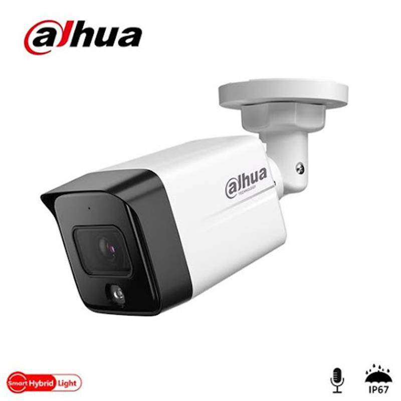 GU243DHA0122_72343 DAHUA IPC-HFW1230TC1-SA-0280B-S6 2MP 2.8MM LENS 30 METRE IR İNSAN VE ARAÇ ALGILAMA DAHİLİ MİKROFON IP BULLET KAMERA - Görsel 1