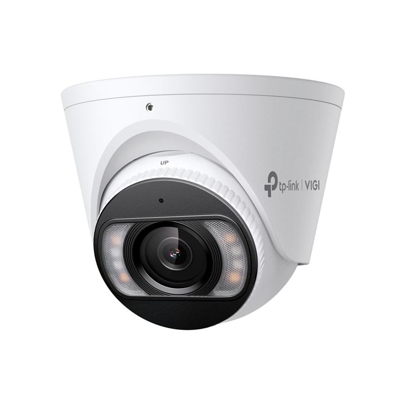 GU243VGI0025_70890 TP-LINK VIGI INSIGHT S485 8MP 2.8MM LENS 30 METRE 7/24 FULL COLOR İNSAN/ARAÇ ALGILAMA DAHİLİ MİKROFON IP67 DOME KAMERA - Görsel 1