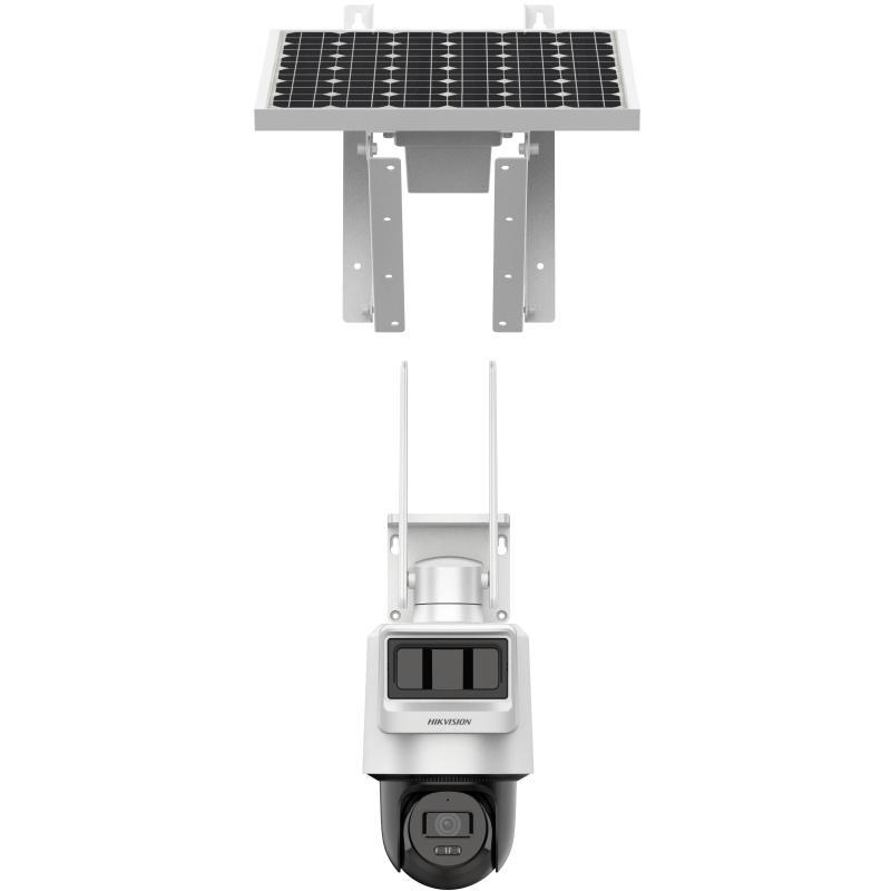 GU244HKN0017_67749 HIKVISION DS-2DE2C200IWG-K/4G/C05S10 2MP 2.8MM LENS 30 METRE GECE GÖRÜŞÜ PIR+RADAR PAN/TILT IP66 4G SOLAR KAMERA - Görsel 1