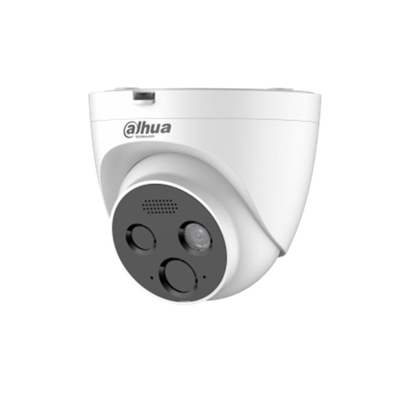 GU245DHA0003_66077 DAHUA DHI-HY-FT431LDP 4MP 4MM OPTIK LENS / 120X90 1.2MM TERMAL LENS BI-SPECTRUM ALEV ALGILAMA TERMAL DOME KAMERA - Görsel 1