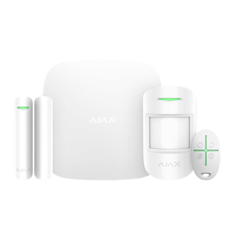 GU310AJX0001_58065 AJAX STARTERKIT HUBKIT 2G GSM/GPRS KABLOSUZ AKILLI ALARM SETİ BEYAZ RENK - Görsel 1