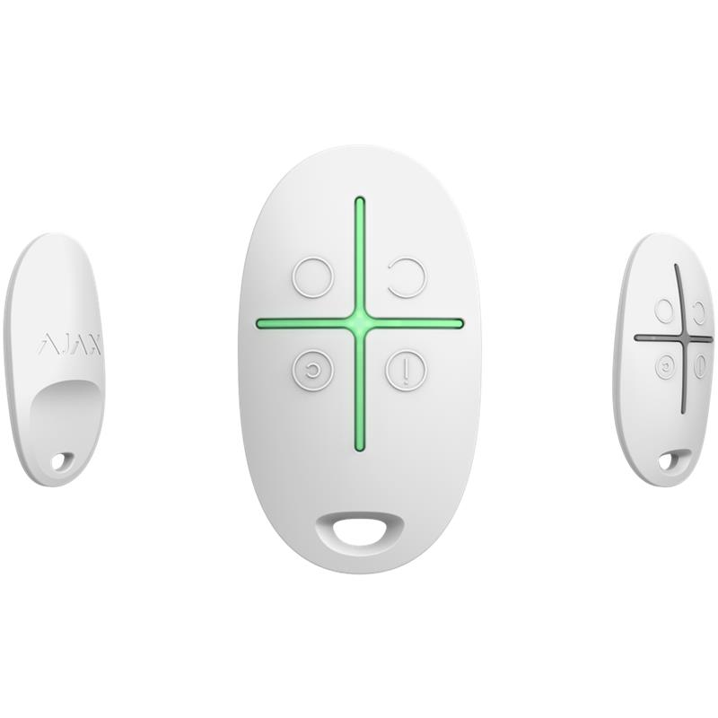 GU320AJX0005_30684 AJAX SPACECONTROL ALARM KUR/ÇÖZ PANİK BUTONU KABLOSUZ KUMANDA BEYAZ RENK - Görsel 1