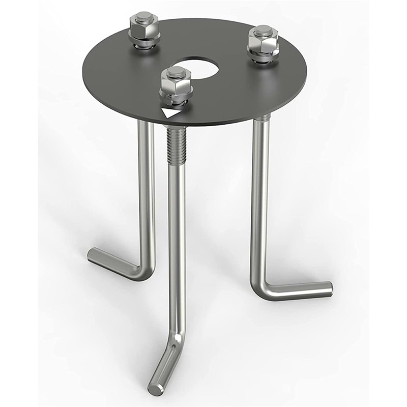 GU851KMK0057_76201 KAMERA KUTUSU TRK-03 STANDART DİREK ANKRAJI (BETON İÇİN) - Görsel 1