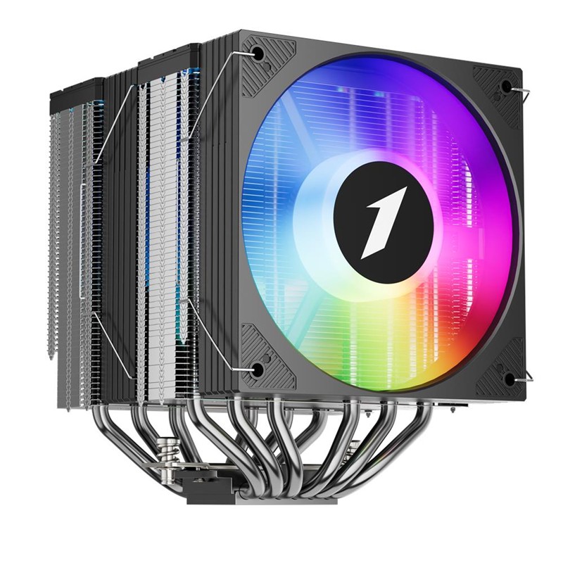 LC1101ST0015_76457 1ST PLAYER CRYO CY12LD SİYAH 2X120MM 4PIN PWM+3PIN ARGB AM4-5/LGA 1851-1700 KULE TİPİ İŞLEMCİ HAVA S - Görsel 1