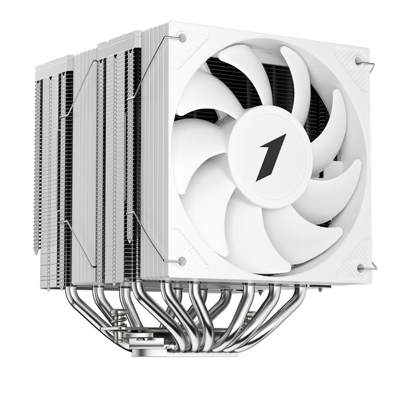 LC1101ST0018_76478 1ST PLAYER CRYO CY12D BEYAZ 2X120MM 4PIN PWM AM4-5/LGA 1851-1700 KULE TİPİ İŞLEMCİ HAVA SOĞUTUCU - Görsel 1