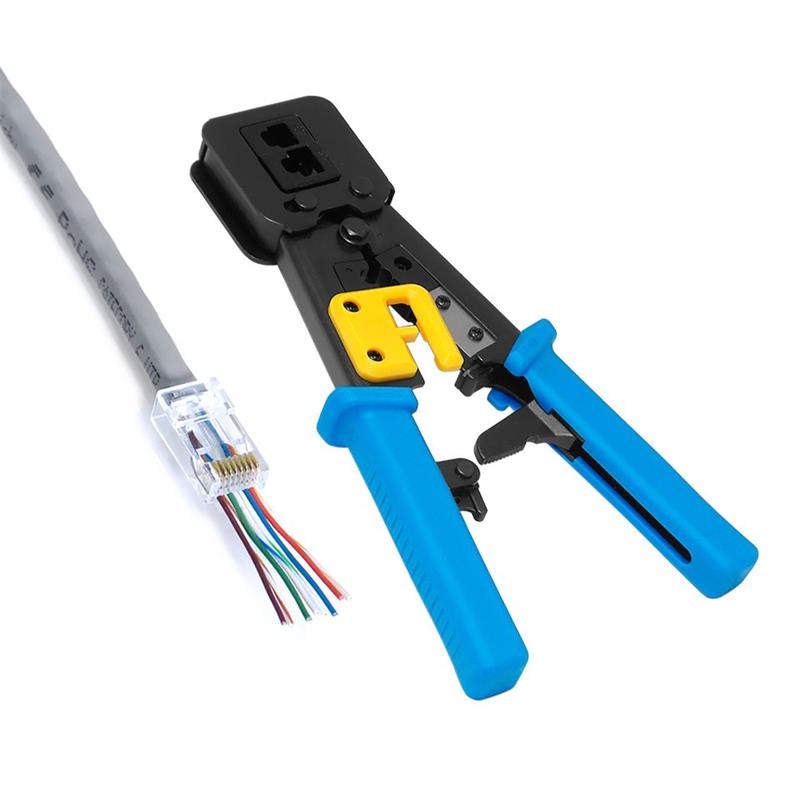NA120FRI0005_55248 FRISBY FNW-58ECT EZRJ45 YENİ NESİL VE RJ11 SIKMA PENSESI 2Lİ - Görsel 1