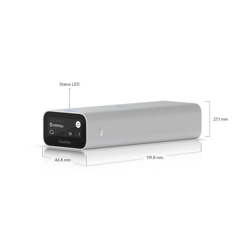 NC130UBN0001_77600 UBIQUITI UCK-G2 1 PORT GIGABIT USB-C CLOUD KEY GEN2 CONTROLLER - Görsel 1