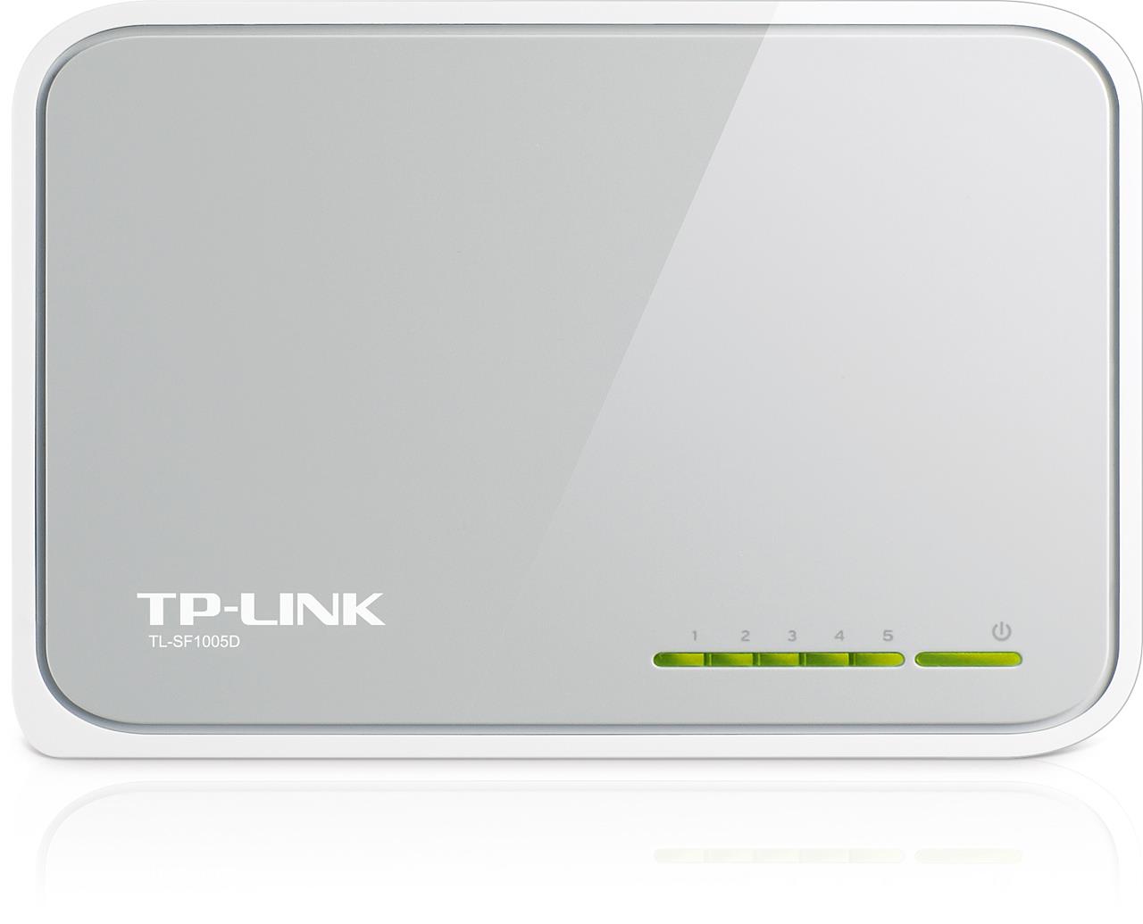 NH110TPL00_11476 TP-LINK TL-SF1005D 5 PORT 10/100 PLASTİK KASA SWITCH - Görsel 1
