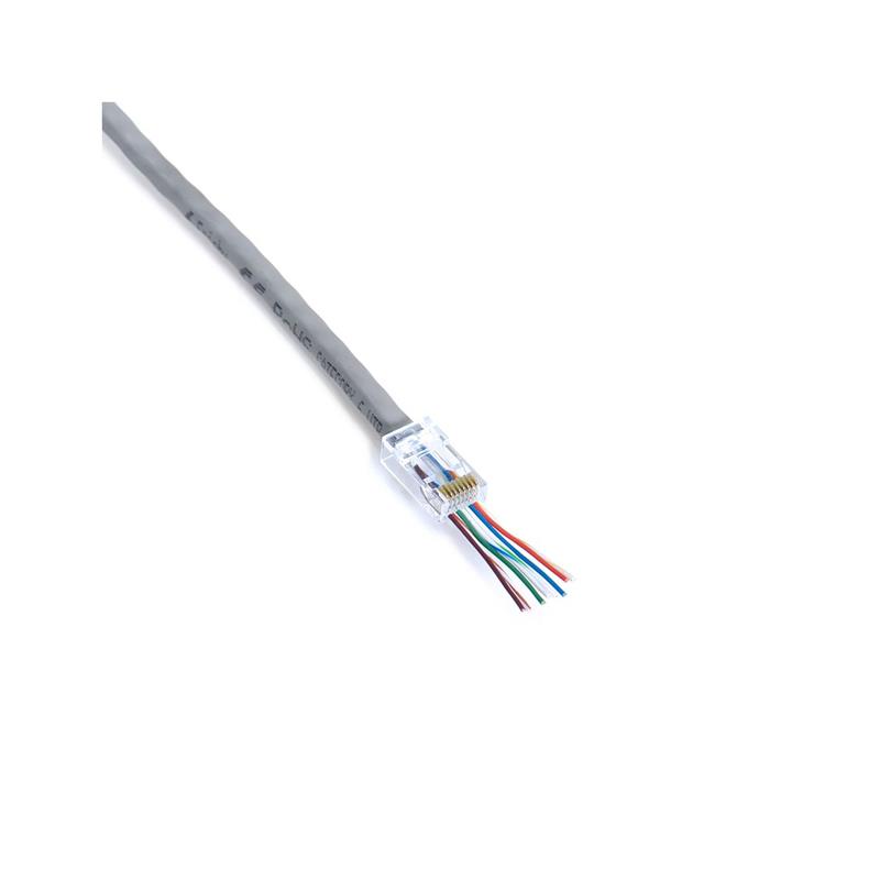 NK120FRI0007_70791 RJ45 YENİ NESİL DELİKLİ 100 LÜ KONNEKTÖR - Görsel 1
