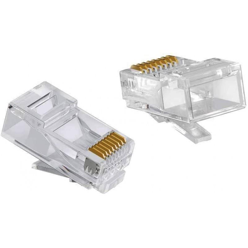 NK120ODS0001_62052 URANIUM CAT5/6 RJ45 KONNEKTÖR 100 LÜ PAKET - Görsel 1