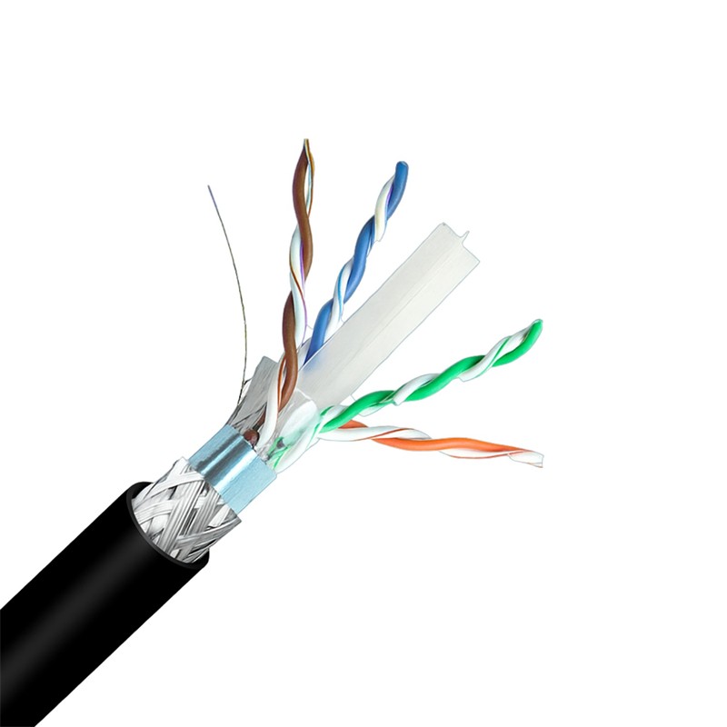 NK130INC0022_72155 INCA ICAT6-500AG OUTDOOR S/FTP 23 AWG LSZH NETWORK CABLE 500 M SİYAH - Görsel 1