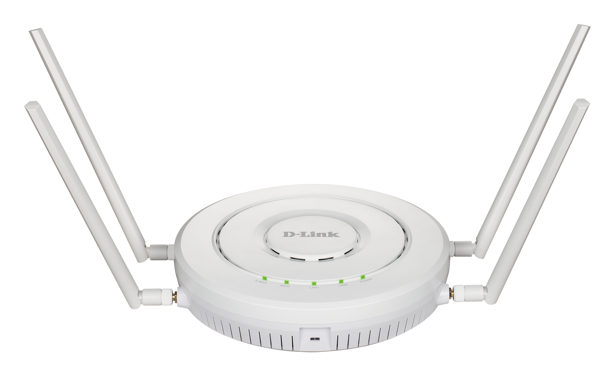 NP110DLI0033_31945 D-LINK DWL-8620APE 2 PORT GIGABIT 2.4/5GHZ AC2600 WAVE2 4X4 MU-MIMO TAVAN TİPİ ACCESS POINT - Görsel 1