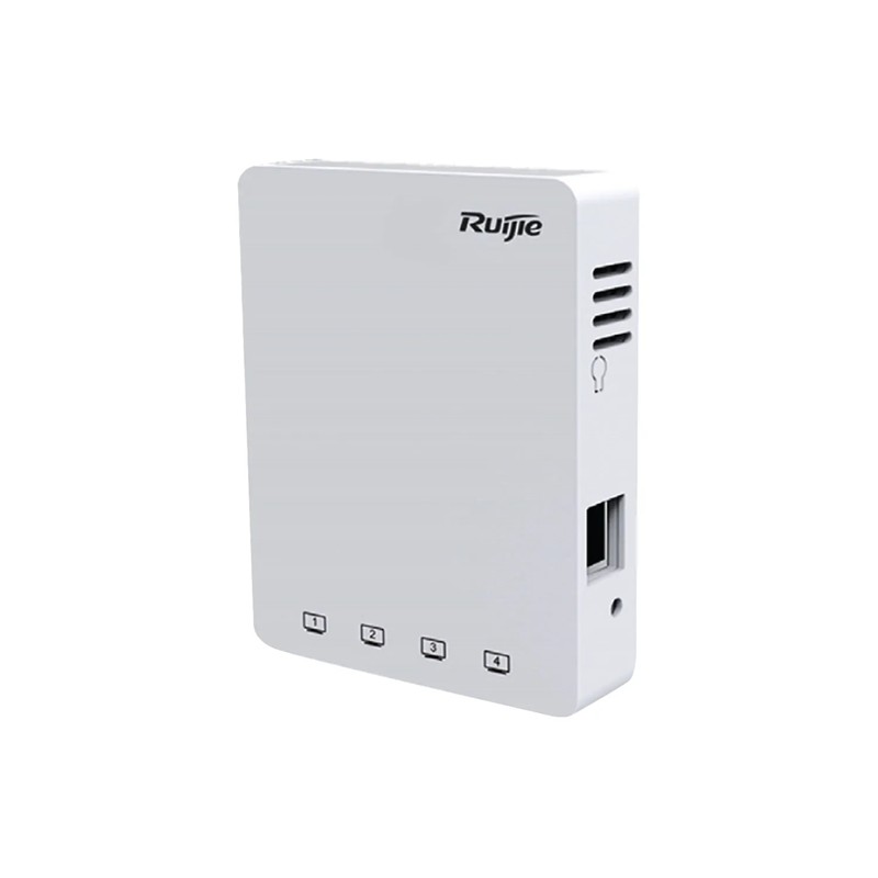 NP110RUJ0043_75345 RUIJIE RG-MAP552-W 1 PORT POE GIGABIT + 4 PORT 10/100 PORT 2.4/5GHZ 1167MBPS 2X2 MIMO WIFI5 POE DUVAR TİPİ ACCESS POINT - Görsel 1