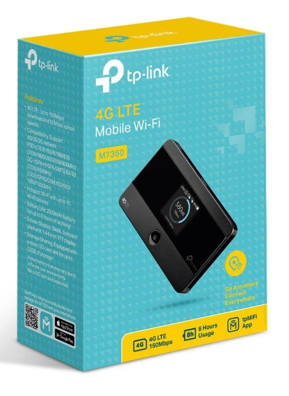 NP110TPL0066_48831 TP-LINK M7350 300MBPS 4G LTE MOBIL KABLOSUZ ROUTER - Görsel 1