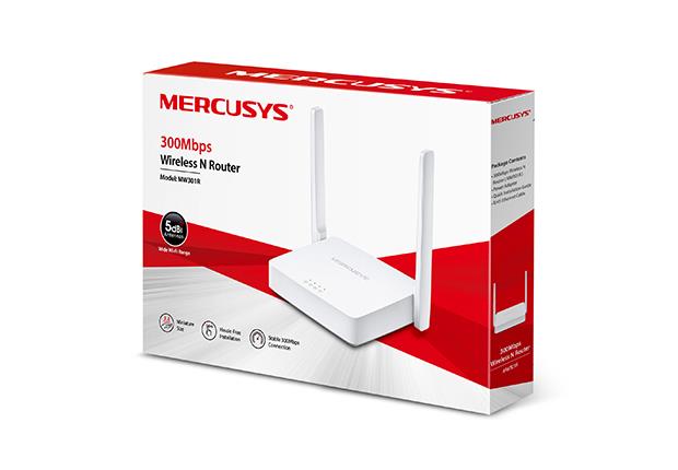 NP110TPL0114_33265 TP-LINK MERCUSYS MW301R 300MBPS WIFI N ROUTER - Görsel 1