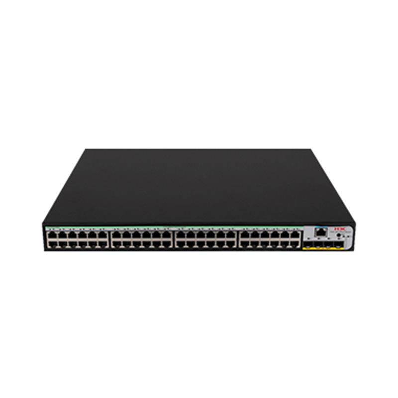 NS105H3C0016_63354 H3C 9801A41D S5120V3-52S-LI 48 PORT GIGABIT+4X10GB SFP+ 1XCONSOLE PORT YÖNETİLEBİLİR RACKMOUNT SWITCH - Görsel 1
