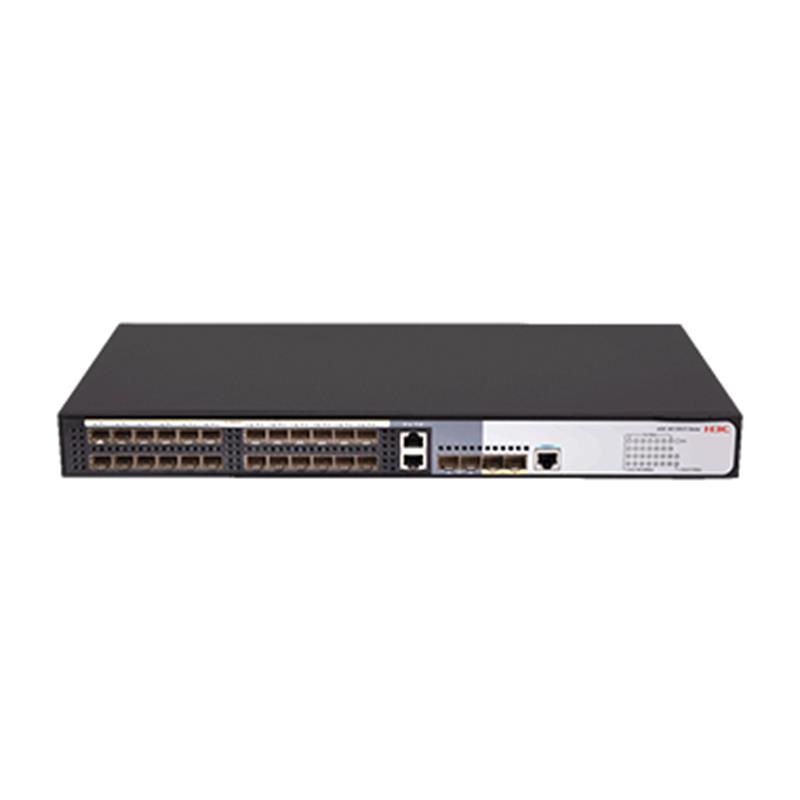 NS105H3C0017_63391 H3C 9801A4MW S5120V3-28F-LI 24 PORT GIGABIT SFP +2X1GB RJ45+2X10GB SFP+ 1XCONSOLE PORT YÖNETİLEBİLİR RACKMOUNT SWITCH - Görsel 1