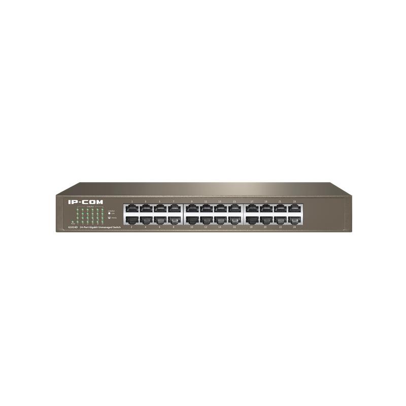 NS105IPC0001_60716 IP-COM G1024D 24 PORT GIGABIT METAL KASA RACKMOUNT SWITCH - Görsel 1