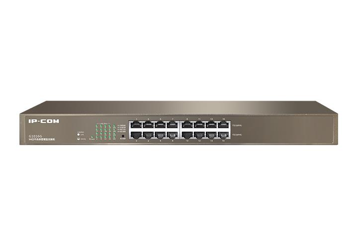 NS105IPC0009_49330 IP-COM G1016G 16 PORT GIGABIT RACKMOUNT SWITCH - Görsel 1