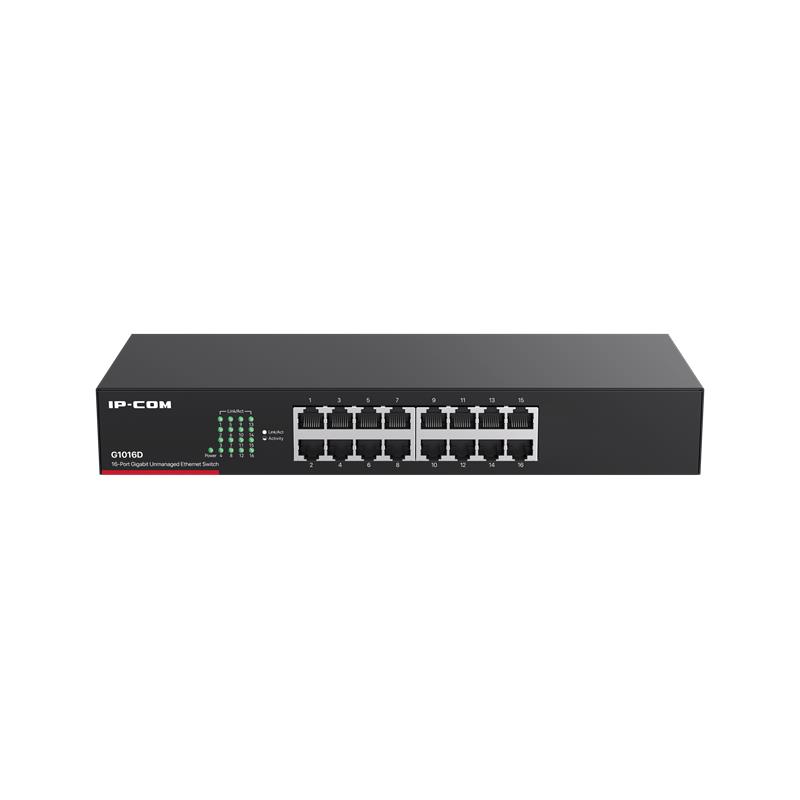 NS105IPC0011_71593 IP-COM G1016D 16 PORT GIGABIT METAL KASA RACKMOUNT SWITCH - Görsel 1