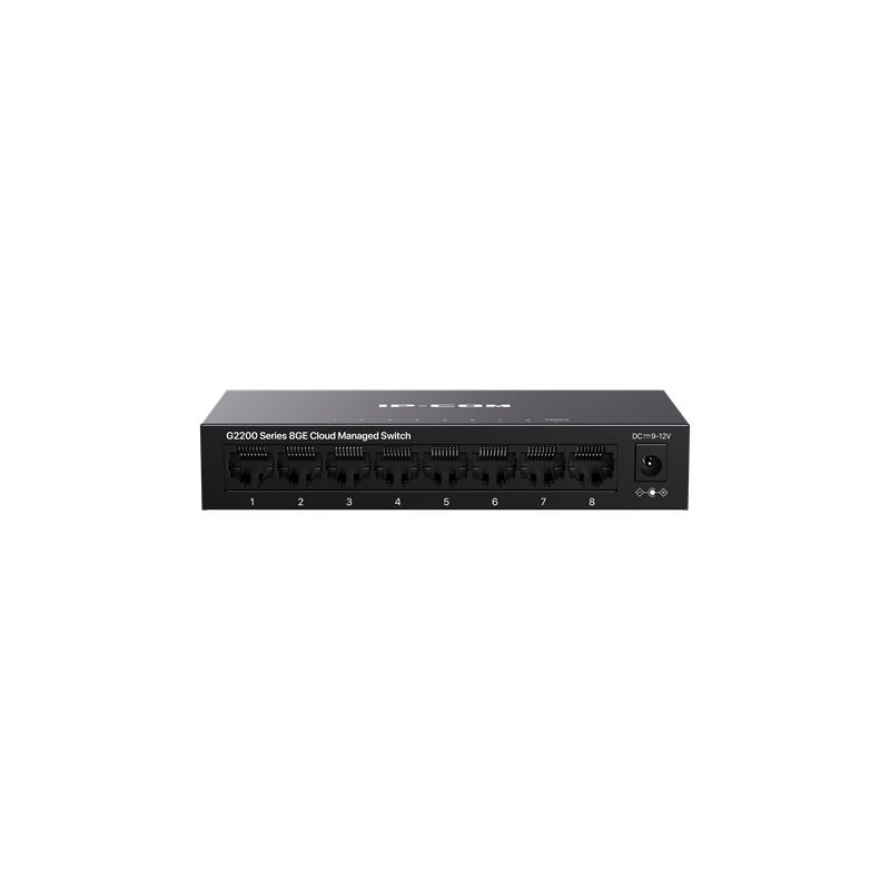 NS105IPC0019_71589 IP-COM G2208D 8 PORT GIGABIT CLOUD YÖNETİLEBİLİR METAL KASA SWITCH - Görsel 1
