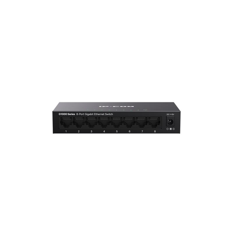 NS105IPC0020_71597 IP-COM G1008M 8 PORT GIGABIT METAL KASA SWITCH - Görsel 1