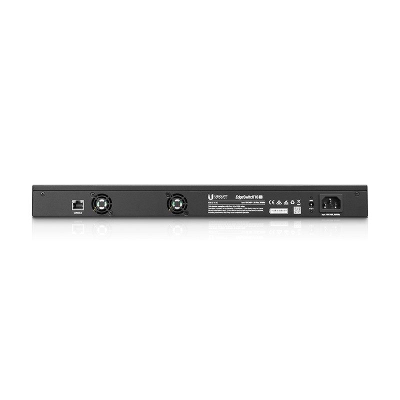 NS105UBN0010_77481 UBIQUITI ES-16-XG 12 PORT 10GB SFP+ / 4 PORT 10GB RJ45 L3 YÖNETİLEBİLİR CONSOL PORT RACKMOUNT SWITCH - Görsel 1
